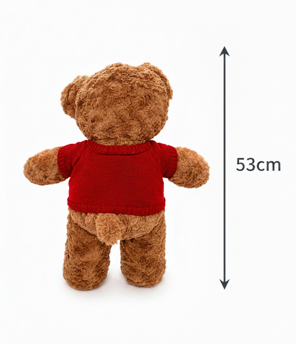 Fur Teddy Bear with Love T-Shirt 53 Cm