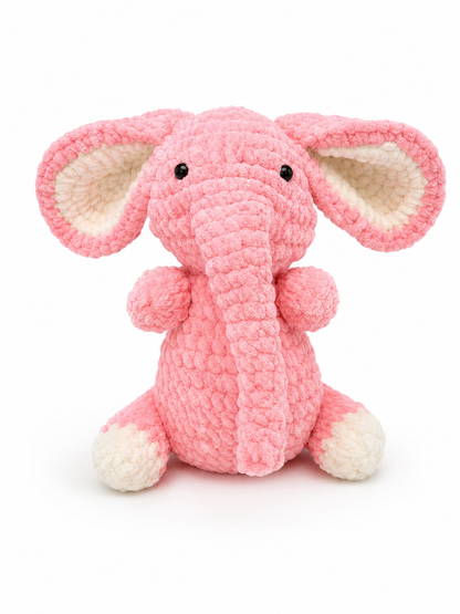 Handmade Crochet Elephant Stuffed Toy