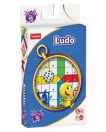 Funskool Games,Travel Ludo, Family,Strategy Board,Toys for Kids, War & Strategy,Portable Classic Travel Games, Kids & Family, 2 Players, Ages 7 & Above, Multicolour
