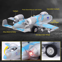 Die-Cast Military Fighter Jet with Light & Sound