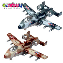 Fighter jet 6 Inches Metal Diecast Military Bomber Airplane with Lights and Sounds, Pull Back Diecast Plane Fighter Jet Collectable Toy for Boys Gift Age 3-8, Blue