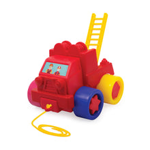 Giggles Funskool - Mini Vehicles City Fire Truck, Multicolour Push And Go Vehicle, Develops Hand-Eye Coordination, 12 Months & Above, Infant And Preschool Toys