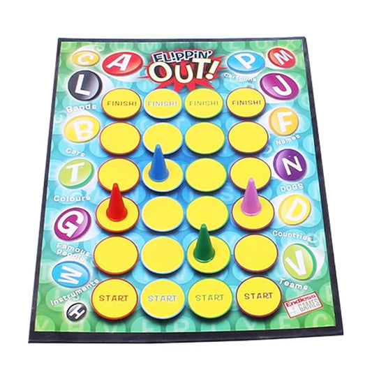 Funskool Games, Flippin Out, Party & Family Games, The chip Flipping Name Game, 2 + Players, Ages 8 and Above