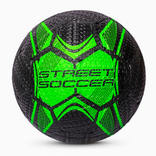 Vector X Street Soccer Rubber Football Size 5 - Green and Black