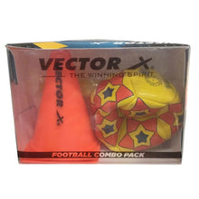 Vector X Football Combo Pack VT 9953 - Ball and Cone Set