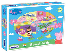 Frank Peppa Pig Round Jigsaw Puzzle - 66 Pieces