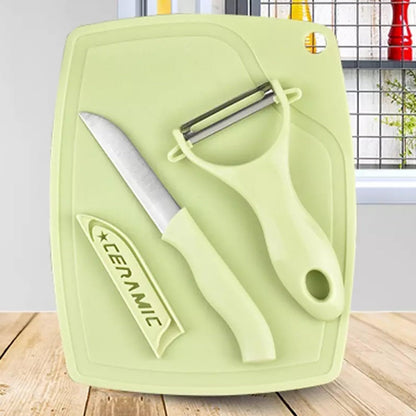 Viv’s - Knife with Peeler for Kitchen - Kitchen Knife with Peeler - Knives for Kitchen Chopping - Chopping Knife - Cake Cutting Knife - chaku Knife - niffe Kitchen