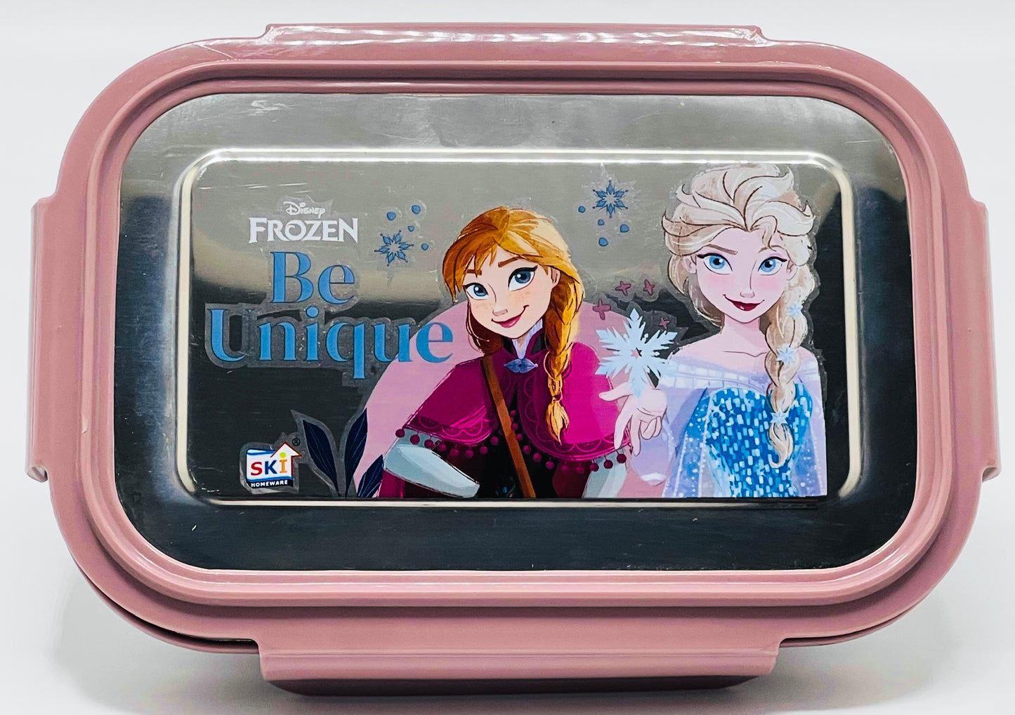 Mint Big Rectangle Steel Lunch Box – Large Capacity Tiffin (Mixed Characters)