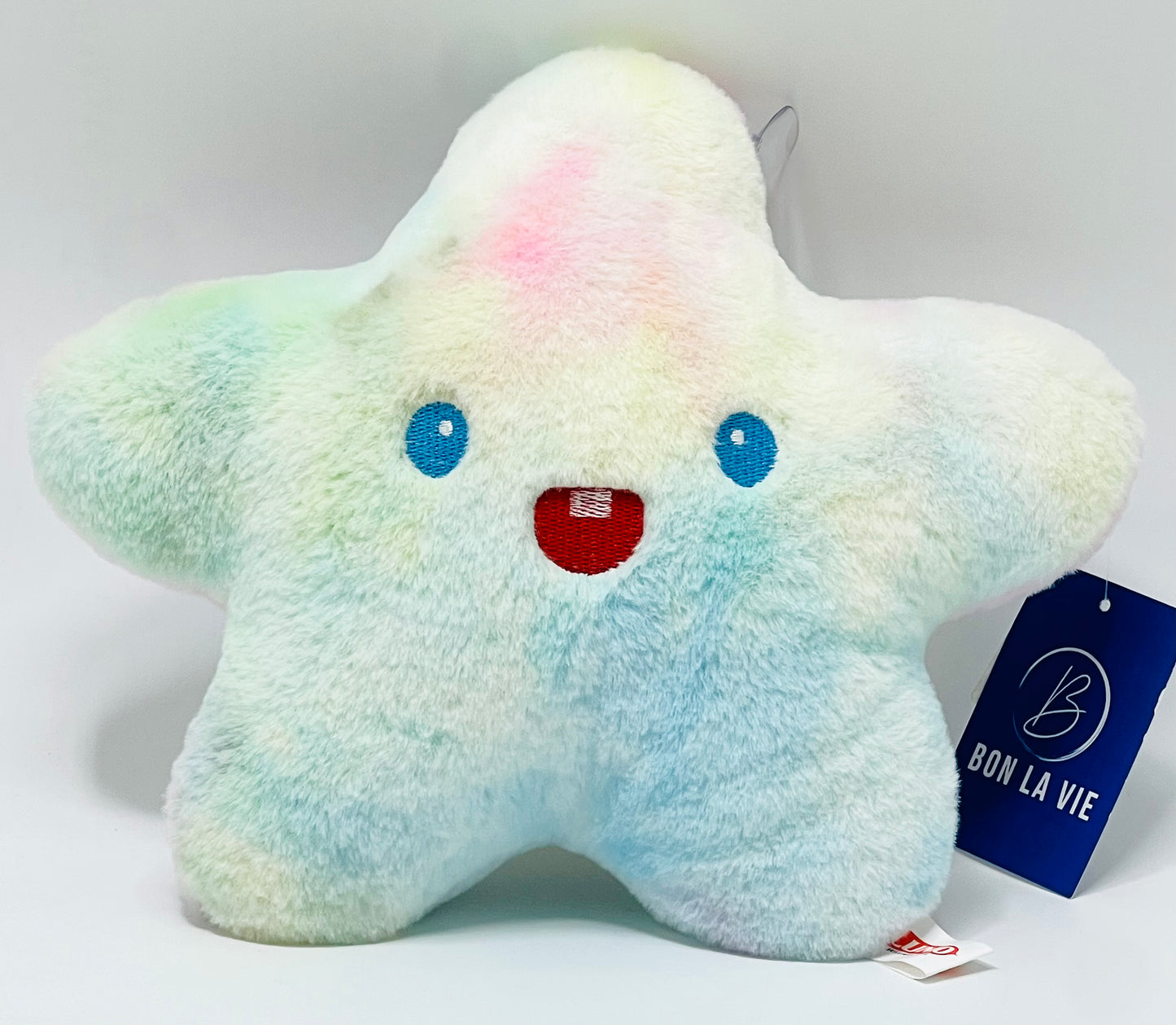 Multicolor Star Plush Soft Toy – Fluffy & Fully Stuffed 30cm