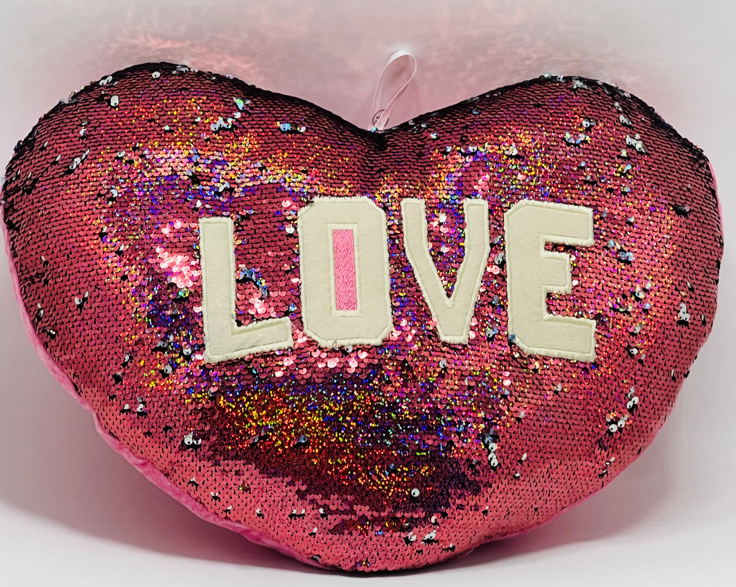 Heart Pillow, Heart Shaped Throw Pillows, Faux Fur Fluffy Heart Throw Decorative Pillows, Cute Plush Pillow for Living Room, Kid's Room, Girl's Bedroom, Home Decoration (Multi02) (35 Cm)