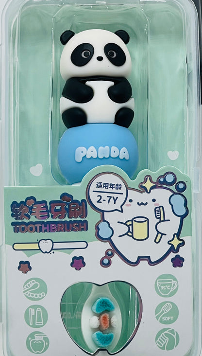 Gomzy Kids Toothbrush - Panda Shape Design Soft Tooth Brush Extra Soft Toothbrush