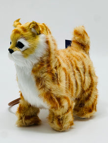 CG Electronic Realistic Walking & Meowing Cat Plush Toy with Leash