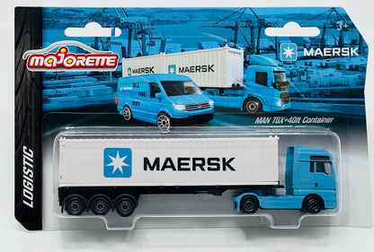 Majorette Maersk Die-Cast Logistic Vehicle Set for Kids