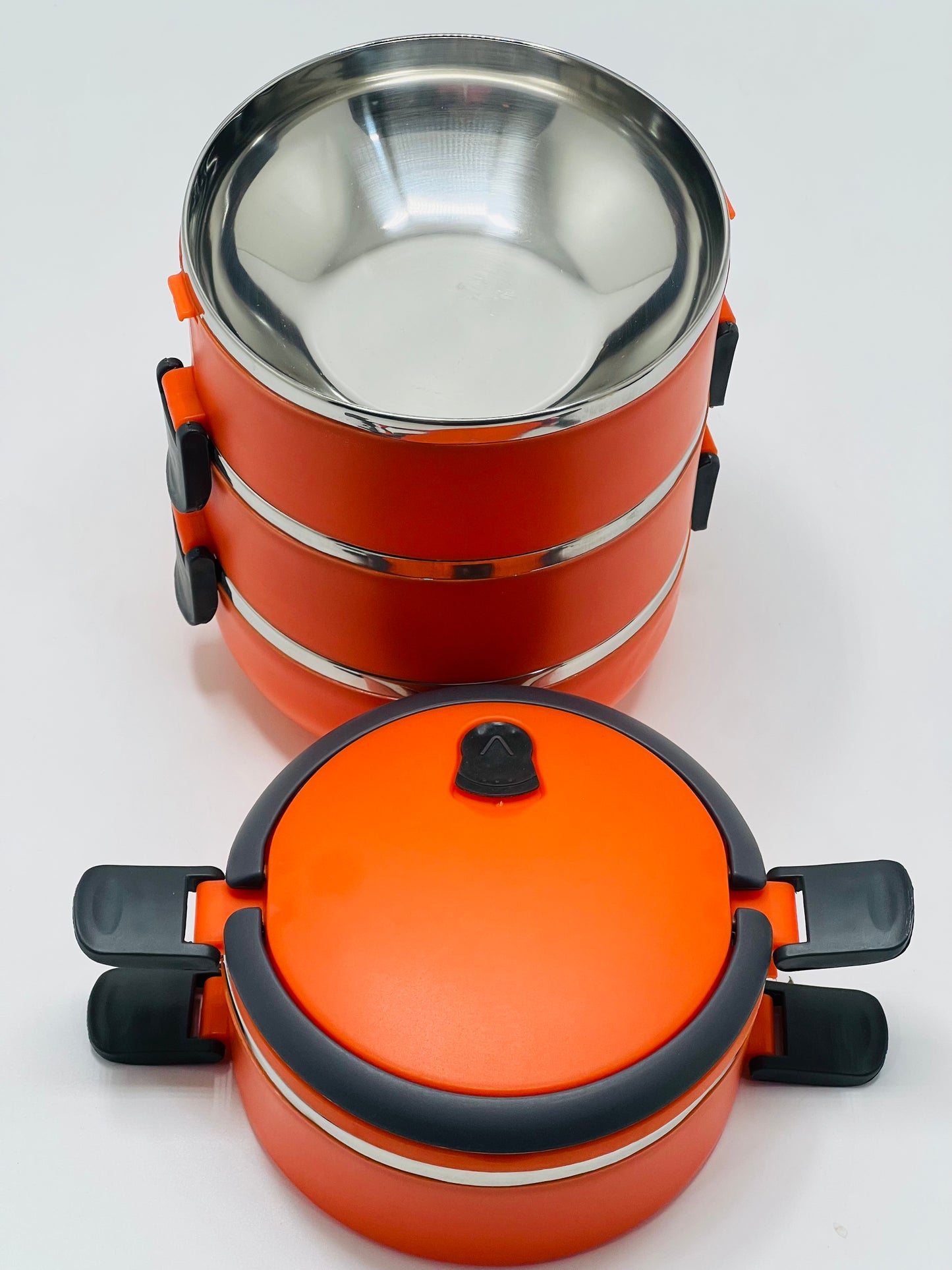 4 Layers Stainless Steel Thermal Insulated Lunch Box Food Container Green|Lunch Containers| Lunch Containers