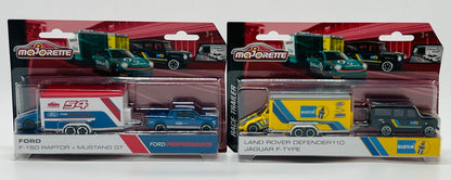 Majorette Race Trailer Assorted – Die-Cast Racing Trailer & Car Set for Kids (Age 3+)