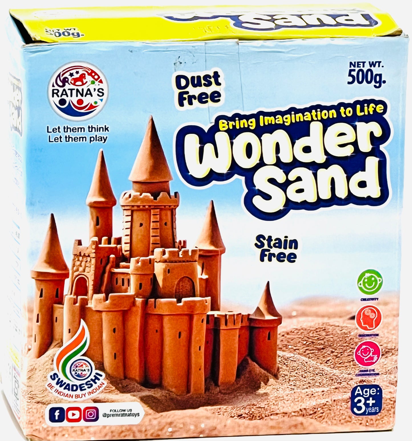 Ratna's Wonder Sand for Kids - Dust free - 500gm