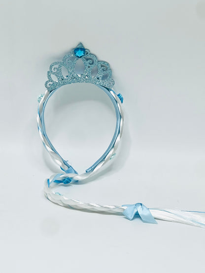 Frozen Princess Hair Band with Extension Multicolor