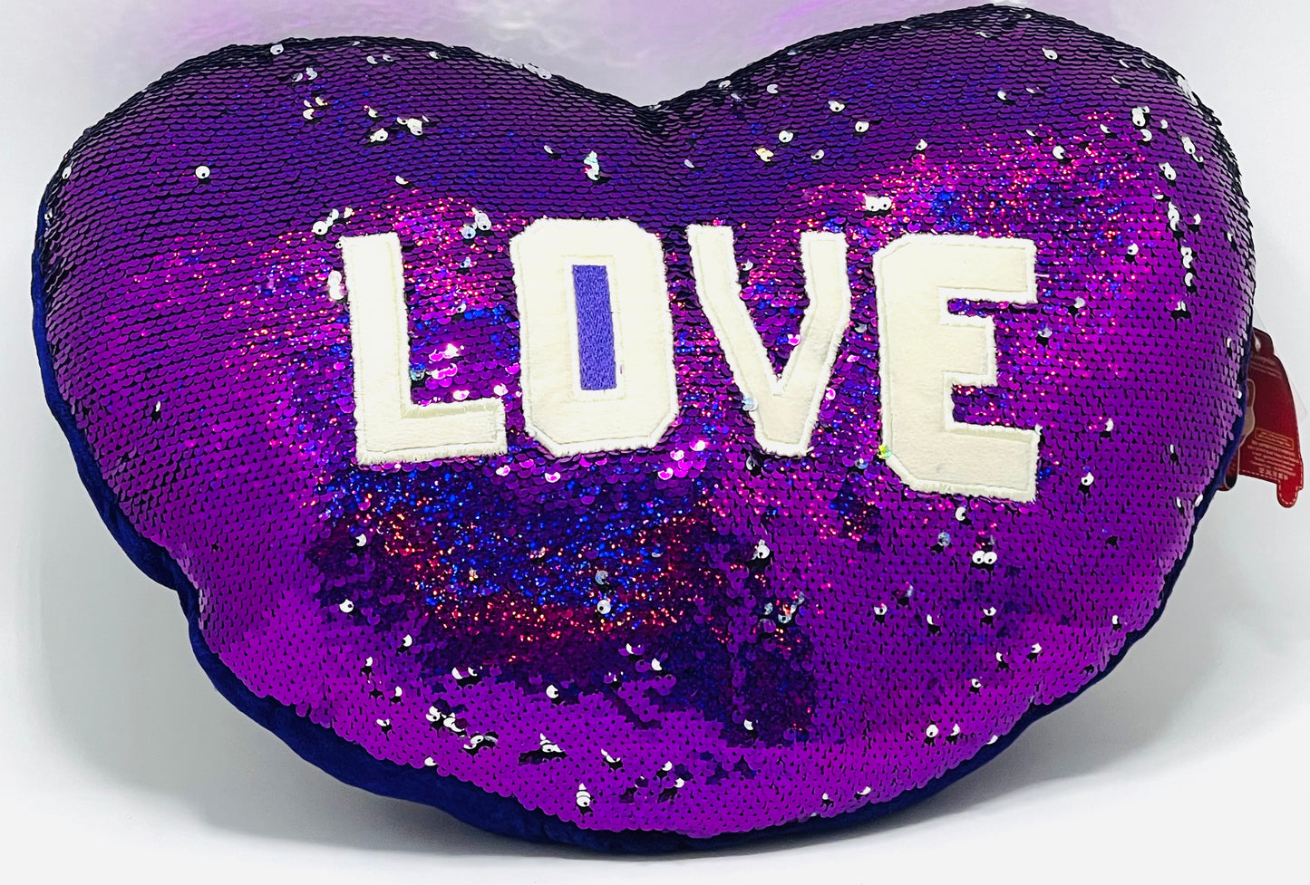 Heart Pillow, Heart Shaped Throw Pillows, Faux Fur Fluffy Heart Throw Decorative Pillows, Cute Plush Pillow for Living Room, Kid's Room, Girl's Bedroom, Home Decoration (Multi02) (35 Cm)