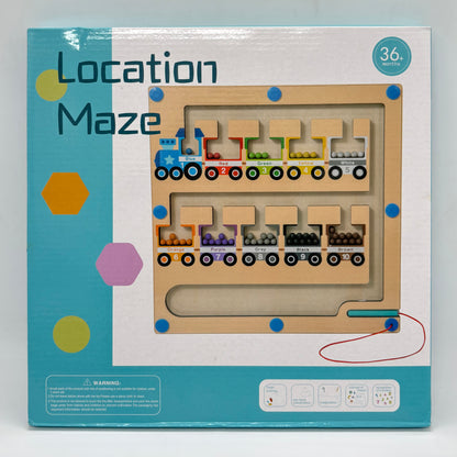 Magnetic Train Color Maze Board Game