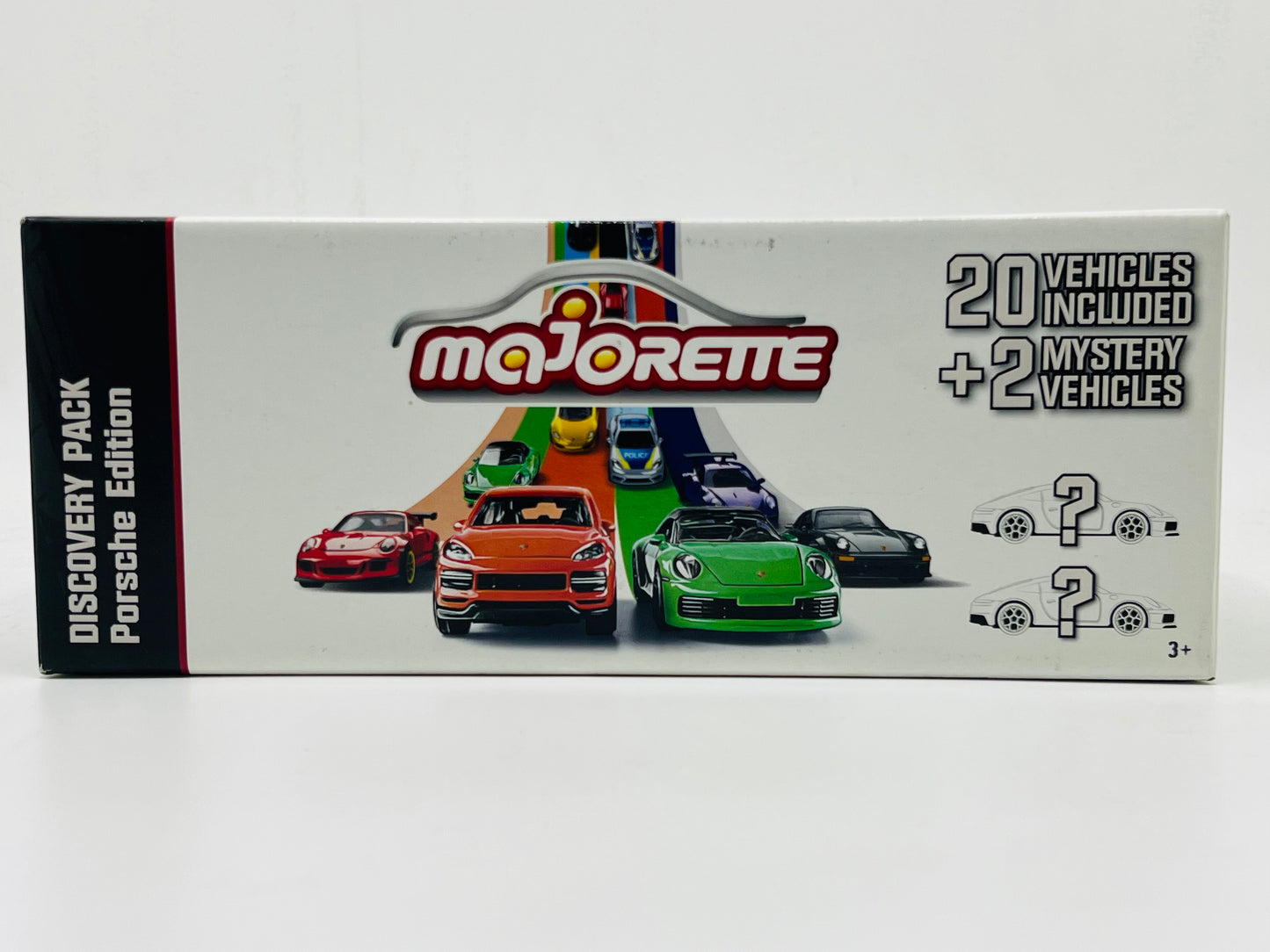 Majorette Discovery Pack Porsche Edition – 20 Die-Cast Cars + 2 Mystery Vehicles