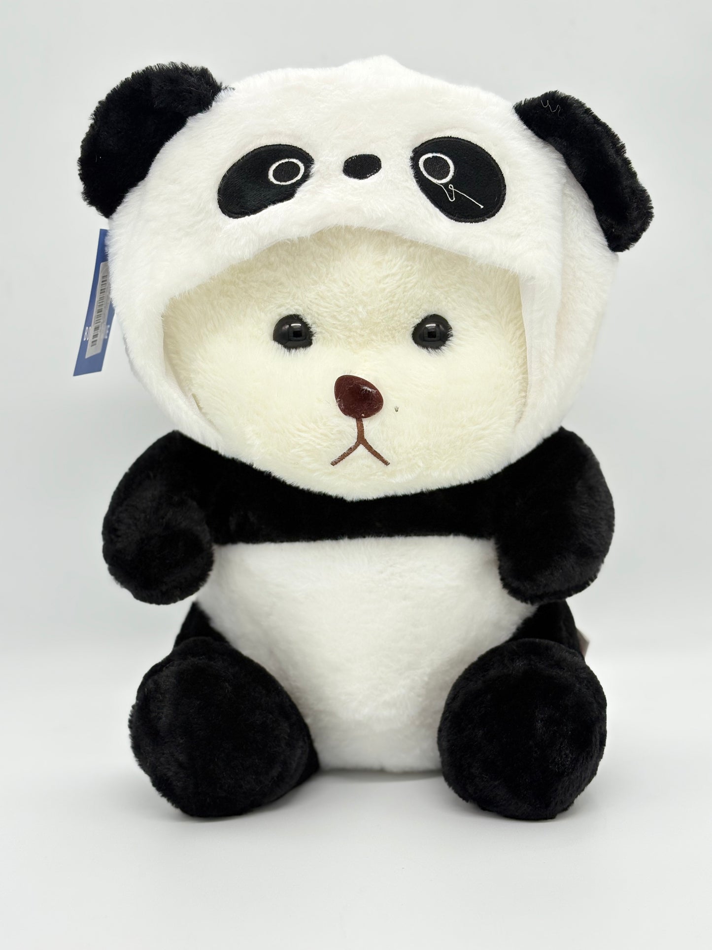 Panda with Eyes Hoodie 43 cm Soft Toy