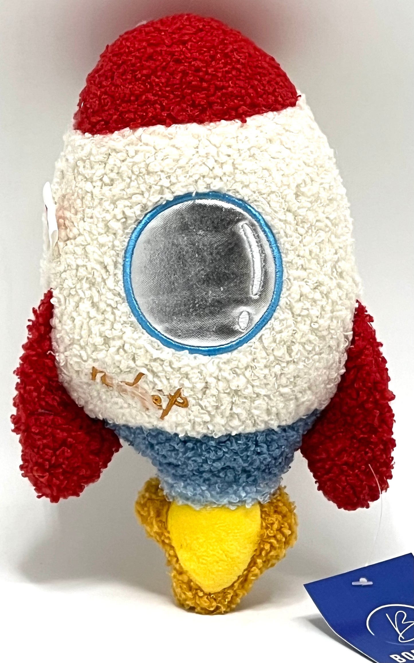 Cabilock Space Rocket Doll Decoration Space Themed Children's Decoration Space Animal Plush Space Pillow Short Plush