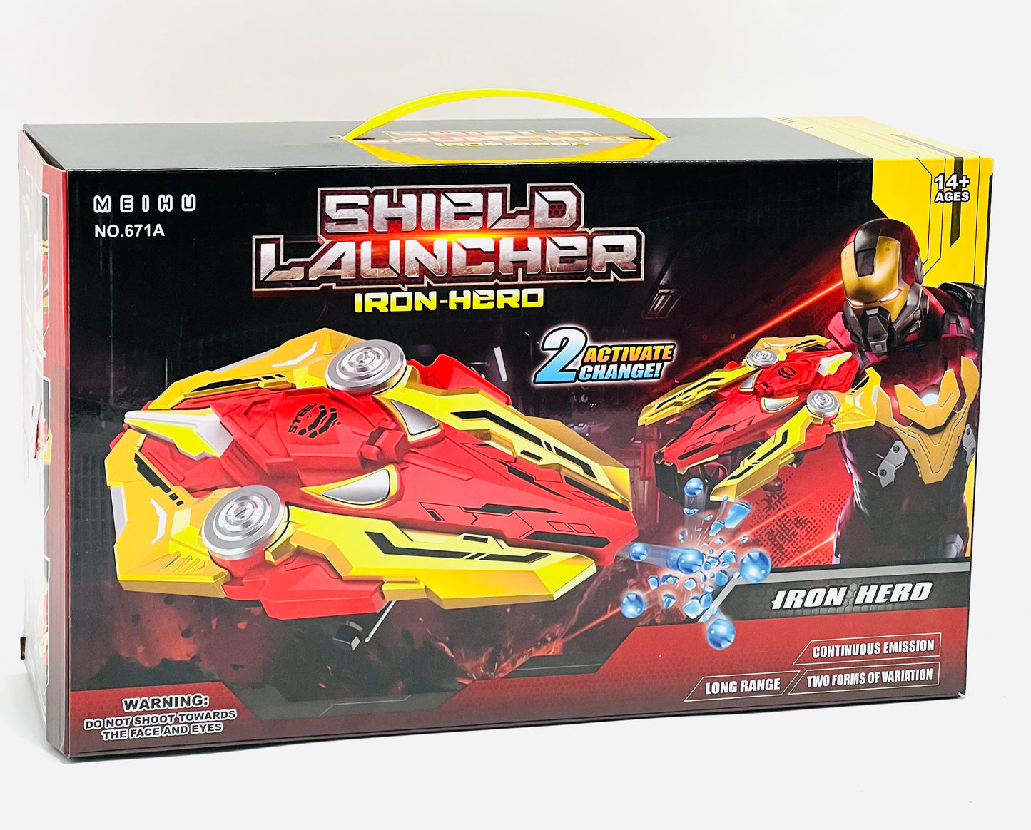 Shield Launcher Ironman Ammo Water Bullet