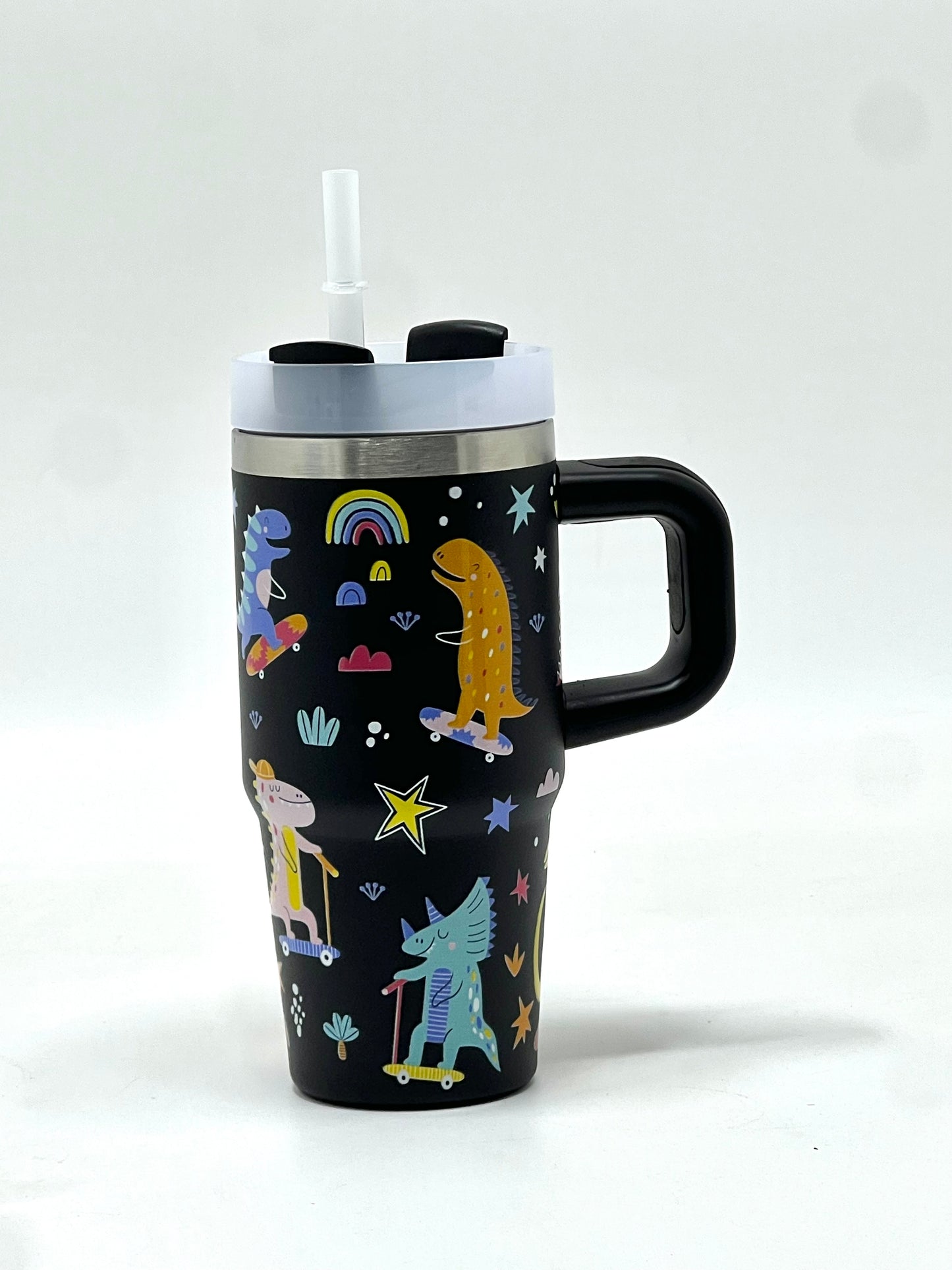 Dinosaur Print Insulated Tumbler 450ml