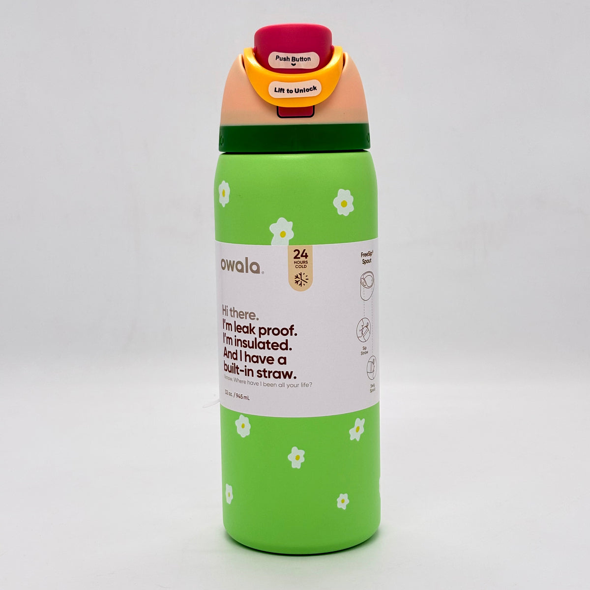 Owala FreeSip 950ml Insulated Bottle with Built-In Straw