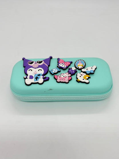 Kuromi Crocs Silicone Small Pencil Case