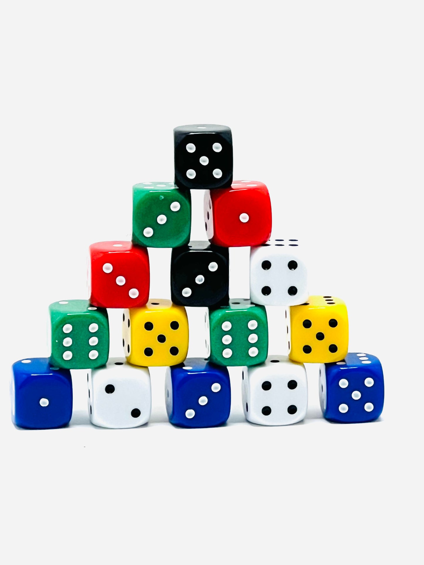 COLOUR DICE BIG 15PC 22MM Multicolor