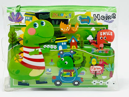Bear Dino Rabbit Lion Stationery Set - Combo