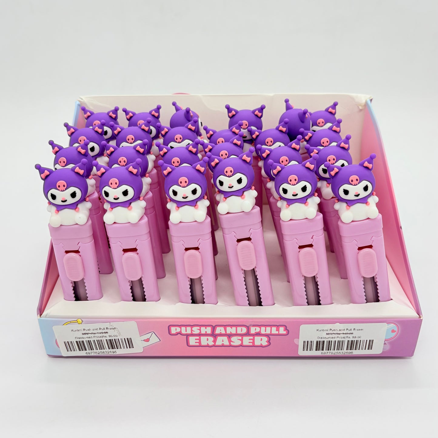 Kuromi Push and Pull Eraser