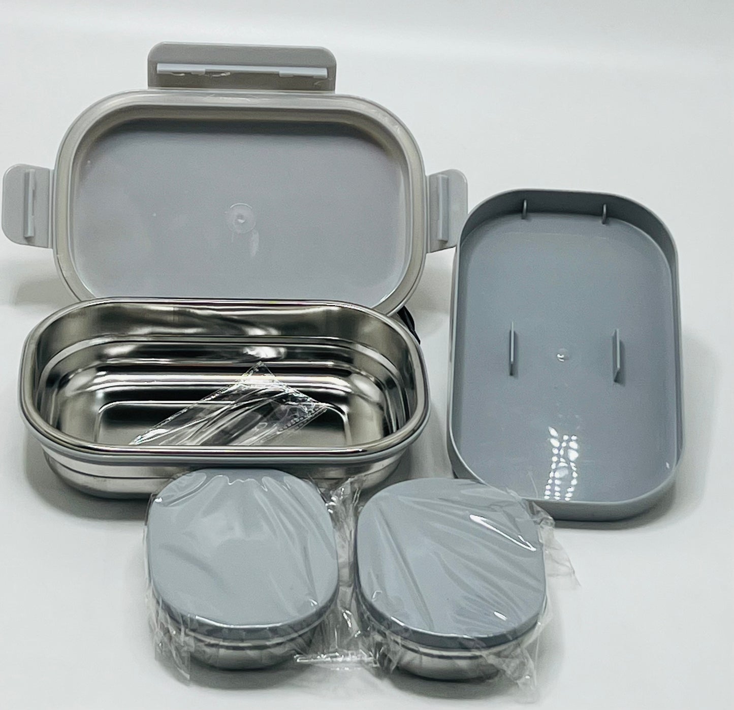 STEEL CARAMEL LUNCH BOX leak proof with avengers, spider man, princess and mickey Minie characters print