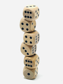 Wooden Dice 30mm Large