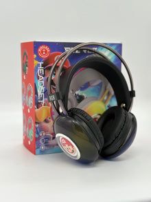Mario Bluetooth Wireless Headphone with Lighting Effects - Black