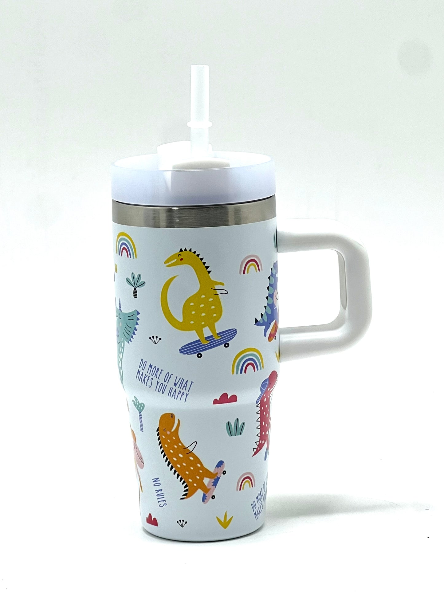 Dinosaur Print Insulated Tumbler 450ml