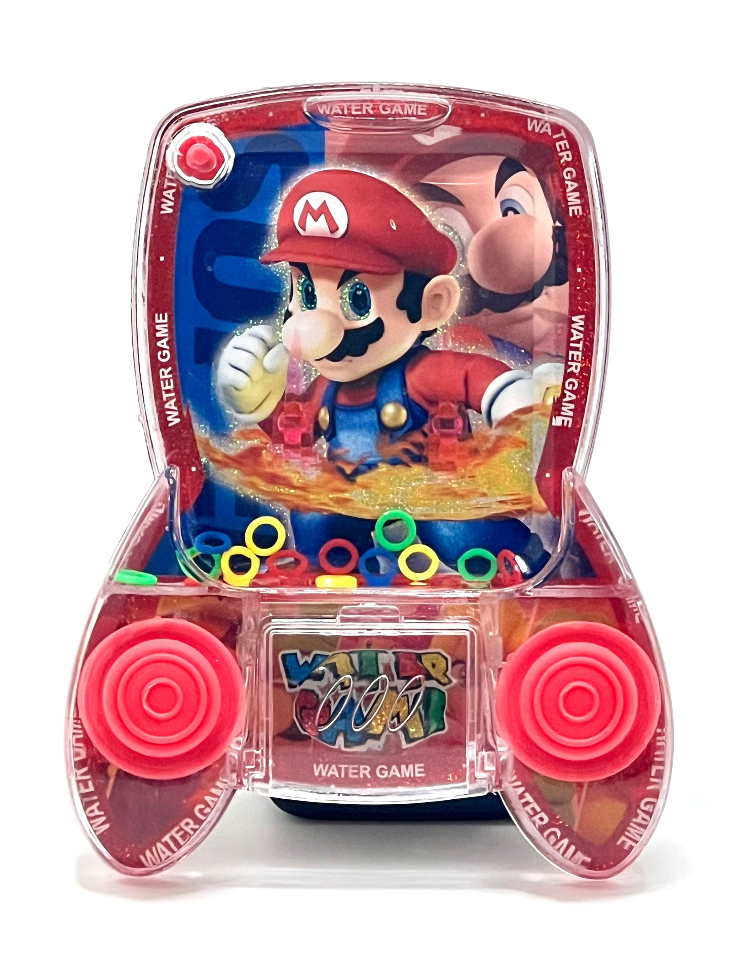 Super Mario Water Ring Toss Handheld Water Game Toy
