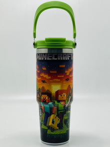 Minecraft 900ml Tumbler – Insulated Travel Tumbler for Kids & Teens (Age 6+)