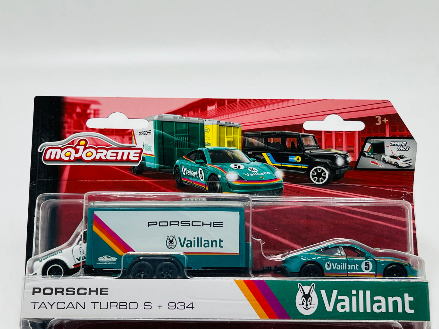 Majorette Race Trailer Assorted – Die-Cast Racing Trailer & Car Set for Kids (Age 3+)