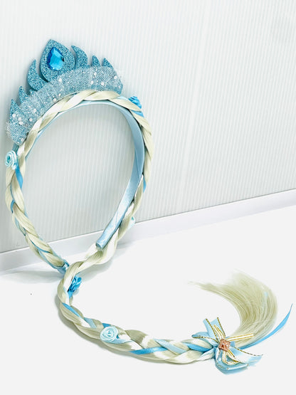 Frozen Princess Hair Band with Extension Multicolor
