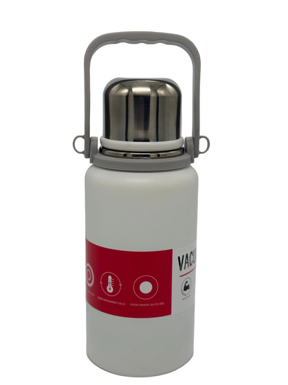 Water Bottle Hot And Cold, Stainless Steel Airtight Thermos Insulated,Bpa-Free Hot And Cold Water Bottle, Office, Travel, Gym, Sport, Yoga (1200 Ml, Black)