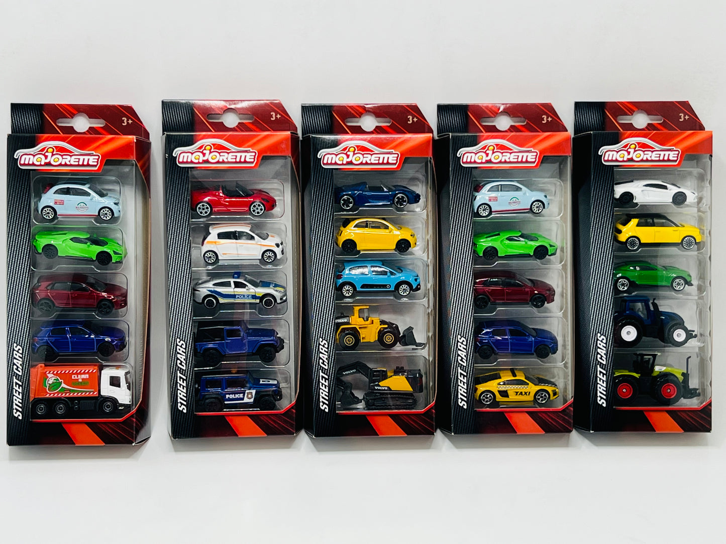 Majorette Assorted 5 Cars Set – Die-Cast Toy Cars Pack for Kids & Collectors (Age 3+)