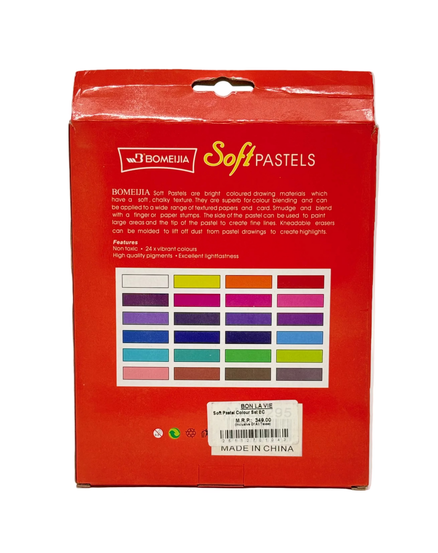 Bomeijia Soft Pastels – 24 Vibrant Colours