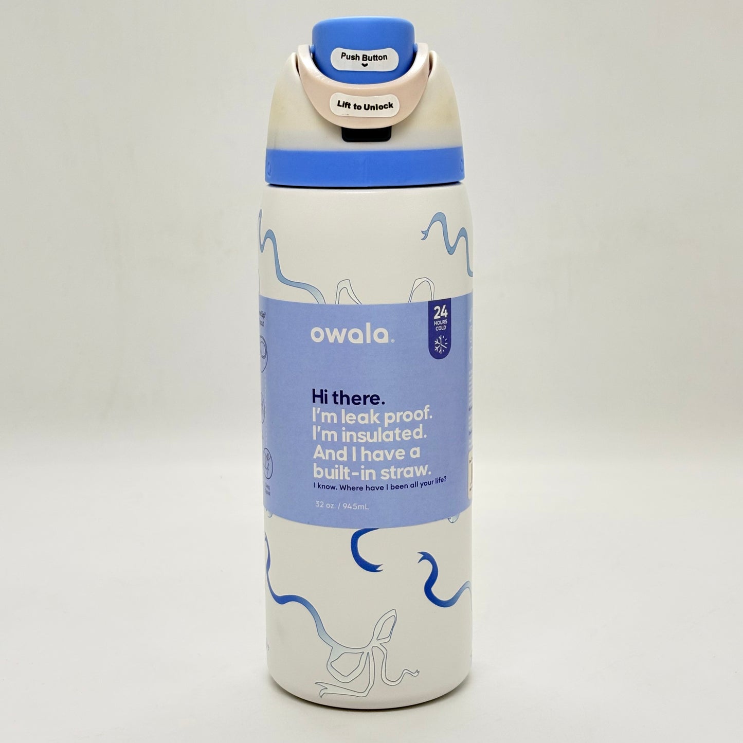 Owala FreeSip 950ml Insulated Bottle with Built-In Straw