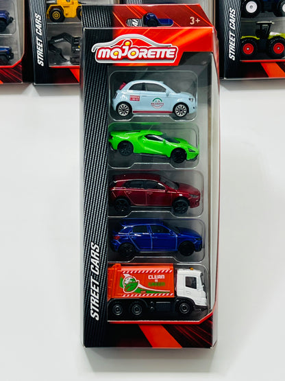 Majorette Assorted 5 Cars Set – Die-Cast Toy Cars Pack for Kids & Collectors (Age 3+)