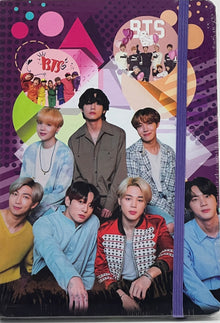 BTS Bangtan Boys Printed Diary / Notebook Elastic Band Closure