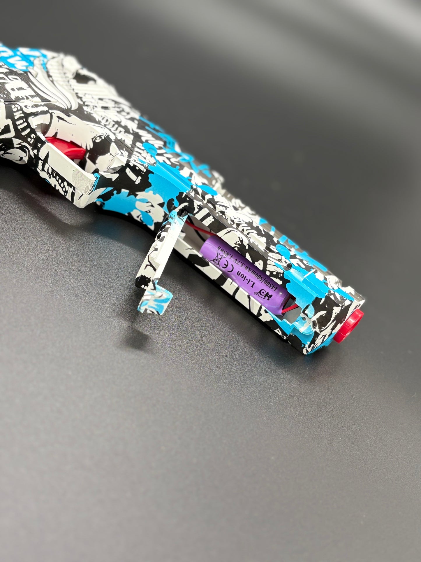 Electric Continuous Crystal/Gel Bullet Firing Water Gun