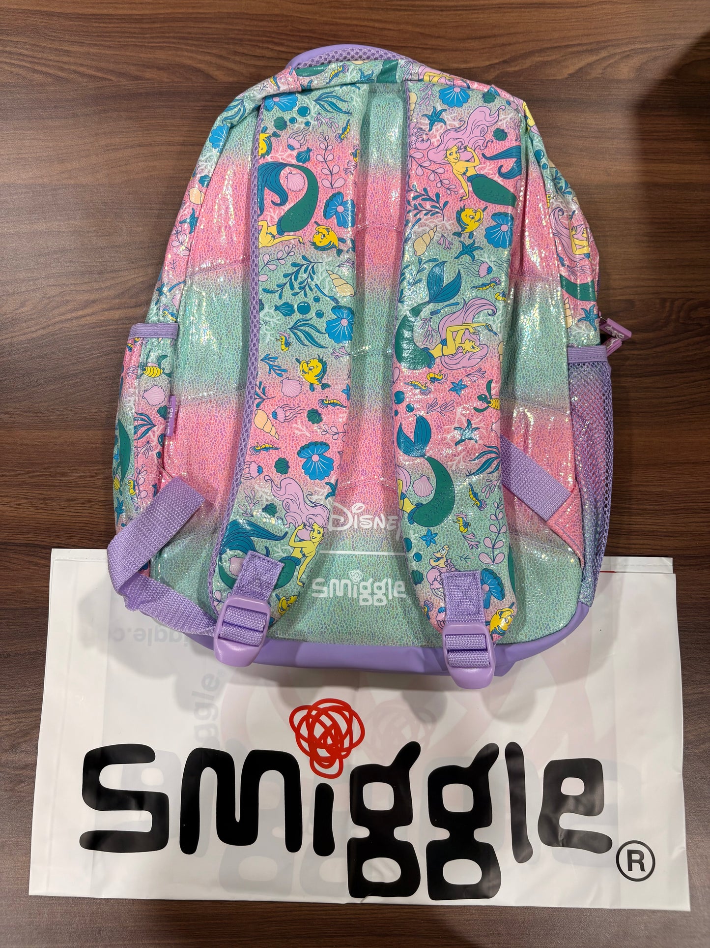 Smiggle School Backpack - Disney Mermaid