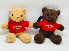 Luxurious Polish teddy bear doll with red t-shirt and rose fabric
